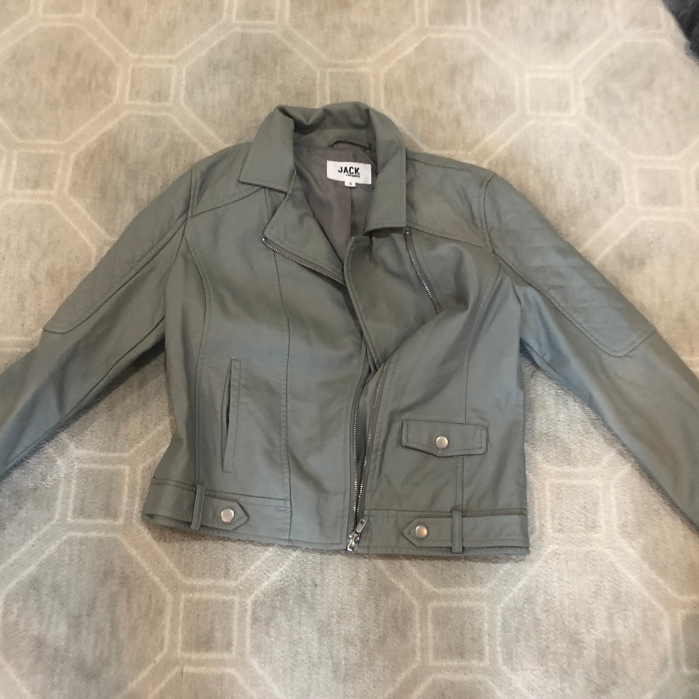 Grey Bomber Jacket